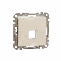 SCHNEIDER ELECTRIC - Sedna Design, Płytka centralna do wkładów Keystone (HDMI, VGA, RJ45, RJ11), beżowy - SDD112421