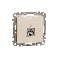 SCHNEIDER ELECTRIC - Sedna Design, Gniazdo komputerowe RJ45 kat.5e STP, beżowy - SDD112451S