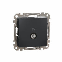 SCHNEIDER ELECTRIC - GNIAZDO ANTENOWE TV PRZELOTOWE 10DB CZARNY ANTRACYT SEDNA DESIGN - SDD114478
