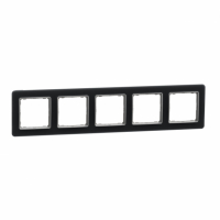 SCHNEIDER ELECTRIC - Sedna Elements, Ramka 5-krotna, szkło przydymione - SDD362805