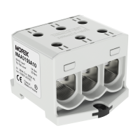 MOREK - OTL150-3 szary 3xAl/Cu 25-150mm2 1000V AC/1500V DC Zacisk uniwersalny - MAA3150A10