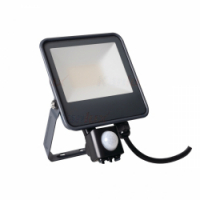 KANLUX - NAŚWIETLACZ LED 10W 1200LM 4000K IP44 Z CZUJNIKIEM RUCHU CZARNY IQ LED - 33885