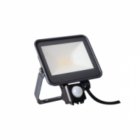 KANLUX - NAŚWIETLACZ LED 20W 2300LM 4000K IP44 Z CZUJNIKIEM RUCHU CZARNY IQ LED - 33886