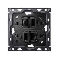KONTAKT SIMON - Zestaw 1-krotny: 2 gniazda RJ45 cat 6 - 10010111-039