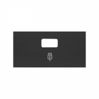 KONTAKT SIMON - Pokrywa ładowarki USB dla ref.10000380-039; czarny mat - 10001097-238