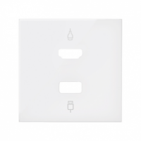 KONTAKT SIMON - Pokrywa do gniazda HDMI+ USB; biały mat - 10001095-230