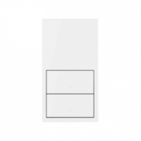 KONTAKT SIMON - Panel 2-krotny: 2 klawisze; biały mat - 10020213-230