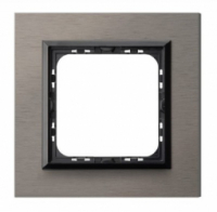 OSPEL - RAMKA POJEDYNCZA ALUMINIUM 4MM SZCZOTKOWANA SATYNA SONTATA - R-1RAC/63/25