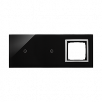 KONTAKT SIMON - PANEL DOTYKOWY S54 TOUCH, 3 MODUŁY, 1 POLE DOTYKOWE + 1 POLE DOTYKOWE, + 1 OTWÓR NA OSPRZĘT S54, KSIĘŻYCOWA LAWA - DSTR3110/74