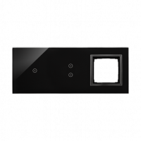 KONTAKT SIMON - PANEL DOTYKOWY S54 TOUCH, 3 MODUŁY, 1 POLE DOTYKOWE + 2 POLA DOTYKOWE PIONOWE + 1 OTWÓR NA OSPRZĘT S54, ZASTYGŁA LAWA - DSTR3130/73