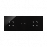 KONTAKT SIMON - PANEL DOTYKOWY S54 TOUCH, 3 MODUŁY, 4 POLA DOTYKOWE + 2 POLA DOTYKOWE POZIOME + 4 POLA DOTYKOWE, ZASTYGŁA LAWA - DSTR3424/73
