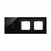 KONTAKT SIMON - PANEL DOTYKOWY S54 TOUCH, 3 MODUŁY, 2 POLA DOTYKOWE PIONOWE + 2 OTWORY NA OSPRZĘTY S54, WULKANICZNA LAWA - DSTR3300/75