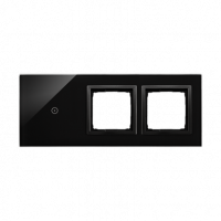 KONTAKT SIMON - PANEL DOTYKOWY S54 TOUCH, 3 MODUŁY, 1 POLE DOTYKOWE + 2 OTWORY NA OSPRZĘTY S54, WULKANICZNA LAWA - DSTR3100/75