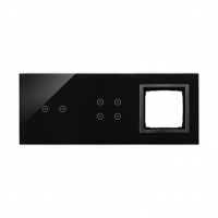 KONTAKT SIMON - PANEL DOTYKOWY S54 TOUCH, 3 MODUŁY, 2 POLA DOTYKOWE POZIOME + 4 POLA DOTYKOWE + 1 OTWÓR NA OSPRZĘT S54, ZASTYGŁA LAWA - DSTR3240/73
