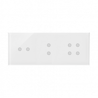 KONTAKT SIMON - PANEL DOTYKOWY S54 TOUCH, 3 MODUŁY, 2 POLA DOTYKOWE POZIOME + 2 POLA DOTYKOWE PIONOWE + 4 POLA DOTYKOWE BIAŁA PERŁA - DSTR3234/70