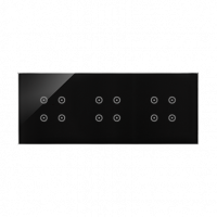 KONTAKT SIMON - PANEL DOTYKOWY S54 TOUCH, 3 MODUŁY, 4 POLA DOTYKOWE + 4 POLA DOTYKOWE + 4 POLA DOTYKOWE ZASTYGŁA LAWA - DSTR3444/73
