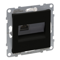 LEGRAND - GNIAZDO RJ45/KAT 6A STP CZARNY  SUNO - 721458
