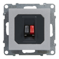LEGRAND - GNIAZDO GŁOŚNIKOWE POJEDYNCZE ALUMINIUM SUNO - 721392