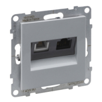 LEGRAND - SU:A-GN.RJ11+RJ45/KAT6 UTP - 721360