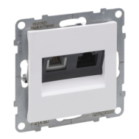 LEGRAND - SU:B-GN.RJ11+RJ45/KAT6 UTP - 721160