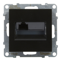 LEGRAND - GNIAZDO KOMPUTEROWE RJ45 KAT 6 UTP CZARNY SUNO - 721452