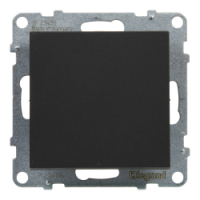 LEGRAND - ŁĄCZNIK SCHODOWY 10AX 250V ZACISKI AUTOMATYCZNE CZARNY SUNO - 721406