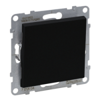 LEGRAND - ŁĄCZNIK JEDNOBIEGUNOWY - 16 AX - 250 V~ - ZACISKI AUTOMATYCZNE CZARNY  SUNO - 721404