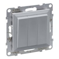 LEGRAND - ŁĄCZNIK POTRÓJNY - 20 AX - 250 V~ - ZACISKI ŚRUBOWE ALUMINIUM SUNO - 721303