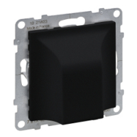 LEGRAND - WYJŚCIE KABLOWE IP21 CZARNY SUNO - 721442