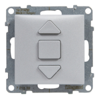 LEGRAND - ŁĄCZNIK ROLET - 6 AX - 250 V~ - 3 POZYCYJNY: GÓRA, DÓŁ, STOP - BEZPOŚREDNIE STEROWANIE ROLETAMI  ALUMINIUM SUNO - 721339