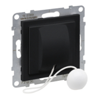 LEGRAND - PRZYCISK PRZEŁĄCZNY CIĘGNOWY NO/NC - 6 A - 250 V~ - ZACISKI AUTOMATYCZNE  CZARNY  SUNO - 721400