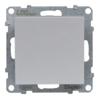 LEGRAND - PRZYCISK POJEDYNCZY - 6 A - 250 V~ - ZACISKI AUTOMATYCZNE ALUMINIUM SUNO - 721309