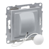 LEGRAND - PRZYCISK PRZEŁĄCZNY CIĘGNOWY NO/NC - 6 A - 250 V~ - ZACISKI AUTOMATYCZNE  ALUMINIUM SUNO - 721300