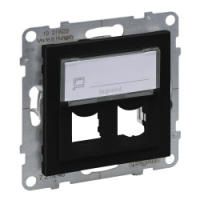 LEGRAND - ADAPTER SYSTIMAX PODWÓJNY  CZARNY  SUNO - 721446