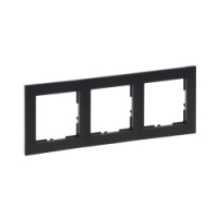 LEGRAND - RAMKA - 3X WZORZYSTA CZERŃ  SUNO - 721573