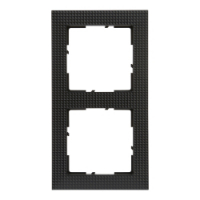 LEGRAND - RAMKA - 2X WZORZYSTA CZERŃ SUNO - 721572