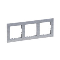 LEGRAND - RAMKA - 3X ALUMINIUM SZCZOTKOWANE SUNO - 721563