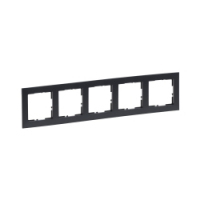LEGRAND - RAMKA - 5X CIEMNOSZARY SUNO - 721555