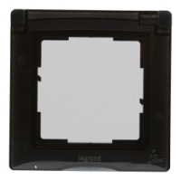 LEGRAND - RAMKA POJEDYNCZA IP44 CZARNY SUNO - 721444