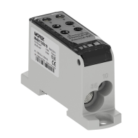 MOREK - OJL135A czarny blok dystrybucyjny - rozdzielczy we. Al/Cu 1x10/1x35 wyj. Cu 2x10/4x16mm2 1000V AC/DC - MAB1135S10