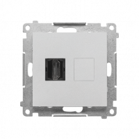 KONTAKT SIMON - Gniazdo HDMI (moduł); Aluminium mat Simon 55 - TGHDMI.01/143