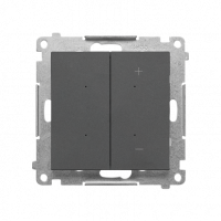 KONTAKT SIMON - DIMMER RGB – Ściemniacz do pasków RGBW, sterowany smartfonem (moduł); Grafitowy mat Simon 55 - TESRGB1W.01/116