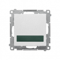 KONTAKT SIMON - Sygnalizator świetlny LED – światło zielone (moduł) 230 V~; Biały mat Simon 55 - TESS3.01/111