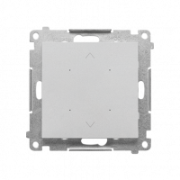 KONTAKT SIMON - Lokalny sterownik roletowy (moduł), do sterowania pojedynczą roletą; Aluminium mat Simon 55 - TEZ1L.01/143
