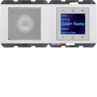 HAGER - BERKER - K.1 Radio Touch DAB+ z głośnikiem biały połysk - 29807009