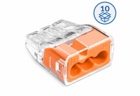SIMET - Szybkozłączka wtykowa SCP3 B10 transparentny/pom. (woreczek = 10 szt.) - 88001008*