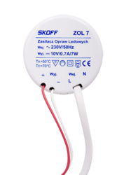 SKOFF - ZASILACZ LED IP68 7W 230V/10V DC ZOL7-10 - ZL-007-C-1-1-ML-PL-01
