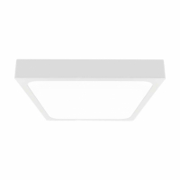 V-TAC - 18W Plafon LED / Średnica: 225mm / Barwa:4000K / Klosz: Kwadratowy mleczny biała ramka / IP44 - 7625