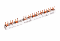 SIMET - SZYNA PRĄDOWA ŁĄCZENIOWA - WIDEŁKOWA SW3F 10 12M63A 3 - FAZOWA 63A 12 MODUŁÓW PRZEKRÓJ 10MM2 3P+N - 81992206
