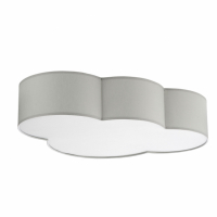 TK-LIGHTING SP. Z O.O. - CLOUD GREY LAMPA SUFITOWA 4 PŁ  - 3145
